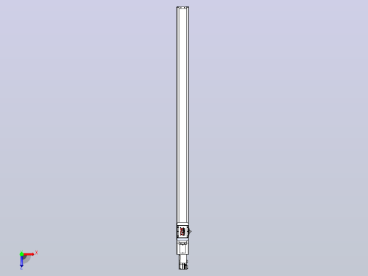 滚珠丝杠直线轴带导轨全封闭TPA-HCR-65S-1610C-L1150-M-Y-P10-N3俯视缩略图