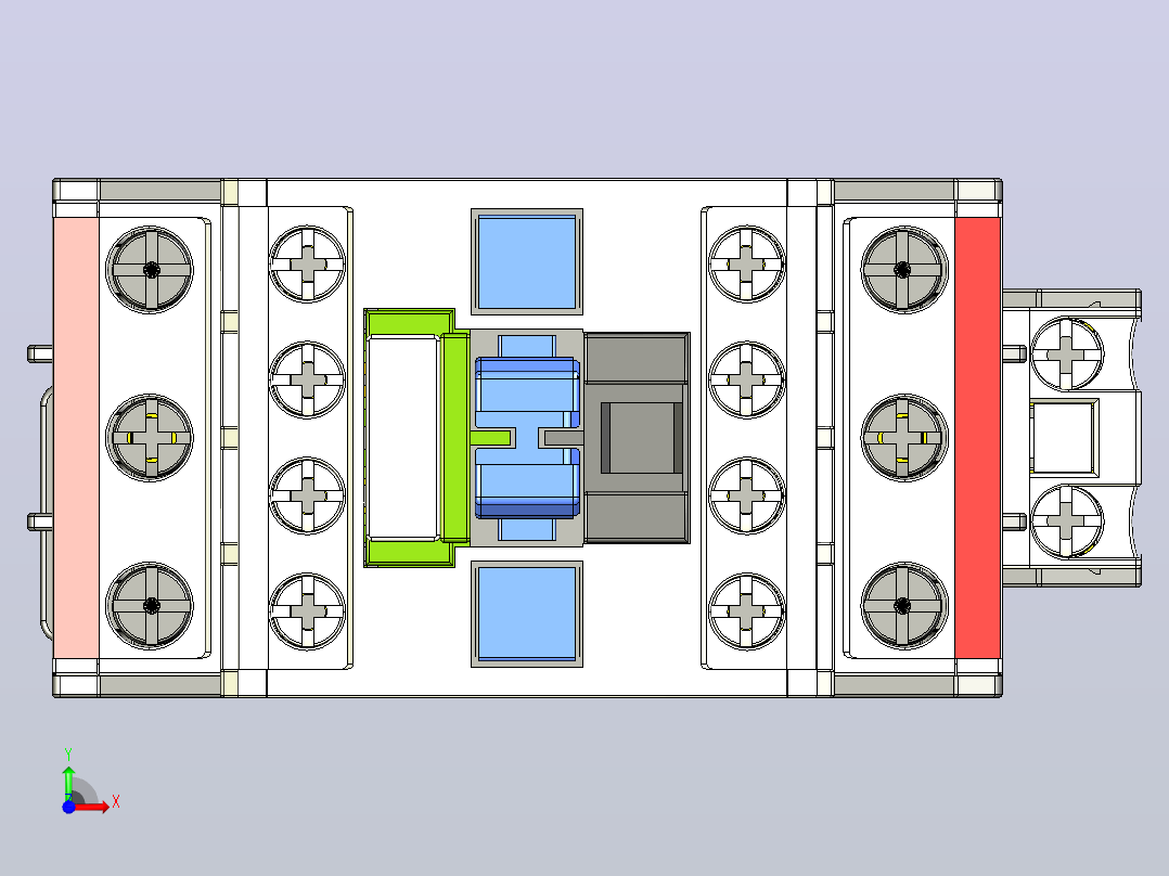 NC8-25_Z交流接触器三维模型202204前视图