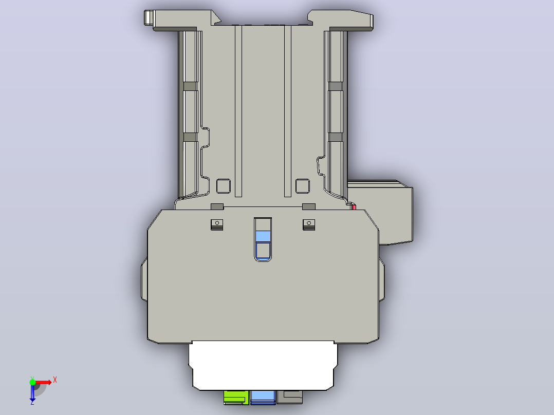 NC8-25_Z交流接触器三维模型202204俯视图