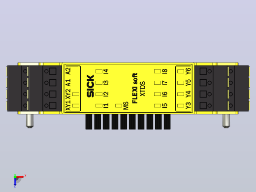 FX3-XTDS84002安全控制器俯视缩略图