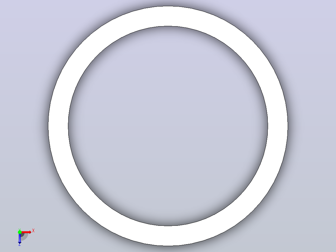 垫片环-适用于所有配置的Solidworks零件俯视图
