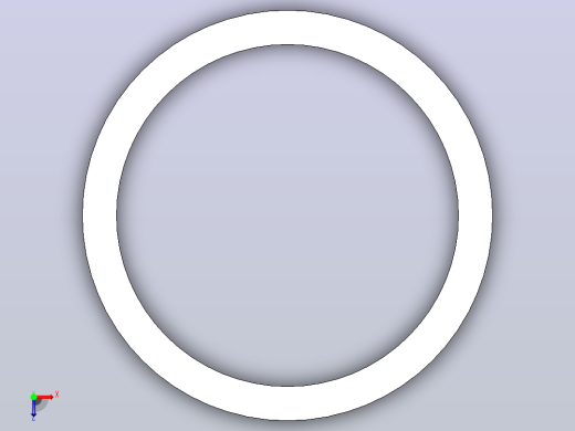 垫片环-适用于所有配置的Solidworks零件俯视缩略图