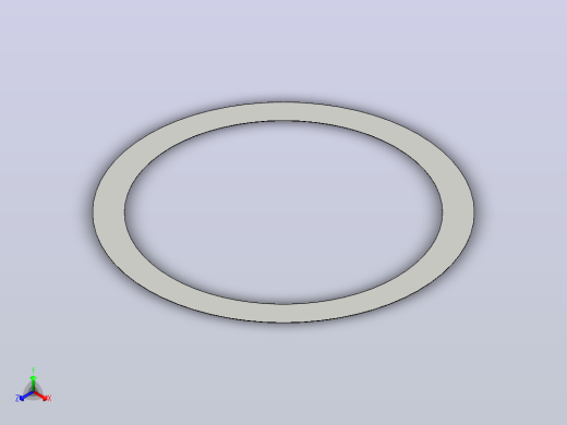 垫片环-适用于所有配置的Solidworks零件正等轴测缩略图