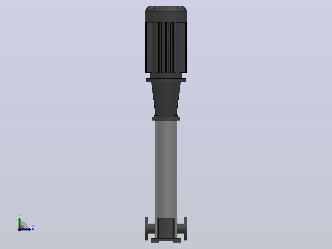 南方泵CDM32-100-18.5KW-（DN65）左视图