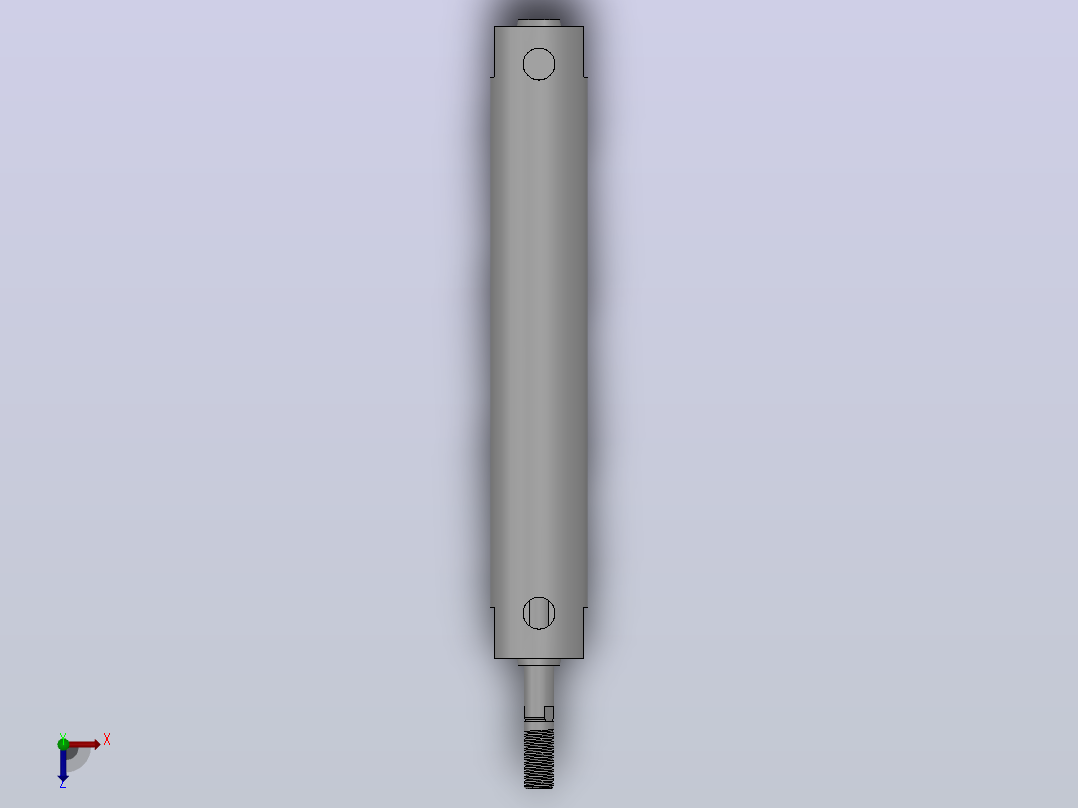 轻型气缸HCG1系列[HCDG1BN20-100]俯视图