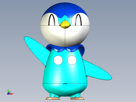 口袋妖怪：Piplup前视缩略图