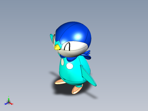 口袋妖怪：Piplup正等轴测缩略图