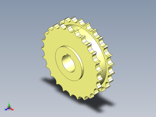 820系列机加工主动轮JS 820-25DT-R35-C1主视缩略图