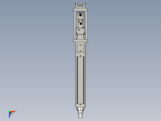 轻载电动缸TPA-ESR80-2510C-L300-M-CB-W-P75-JX-C3俯视缩略图