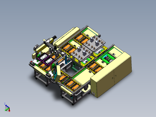 华为平板电脑点AB胶自动生产线（热容点胶机）