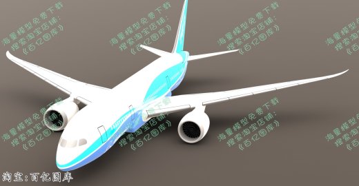 71-波音787全尺寸模型 sw step缩略图