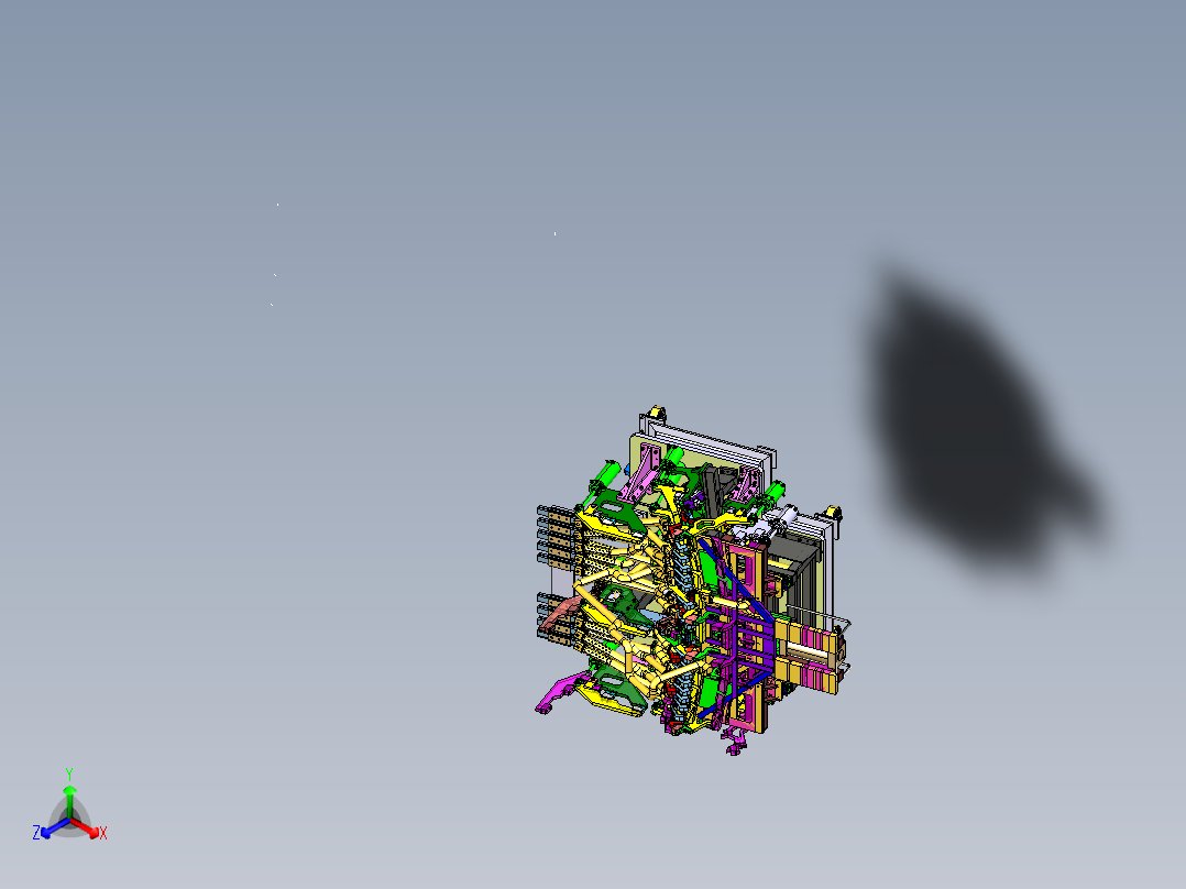 行李箱盖外板总成焊接夹具