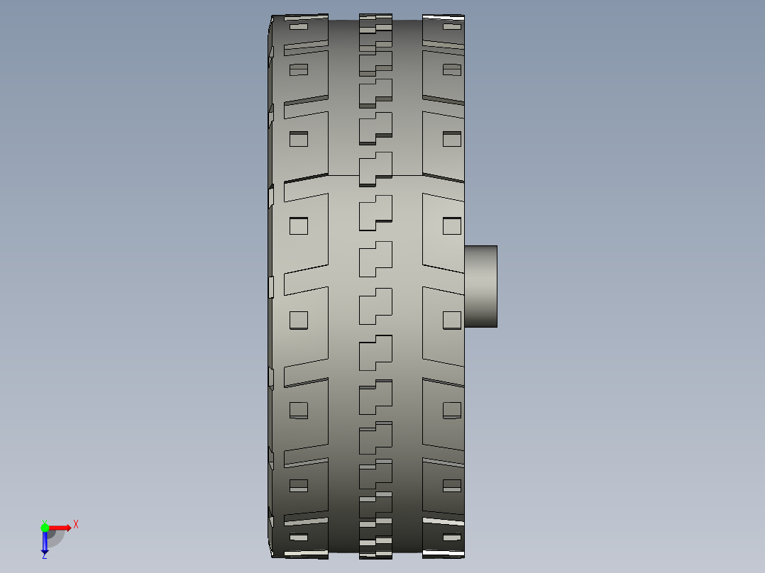 汽车轮胎3d模型俯视图