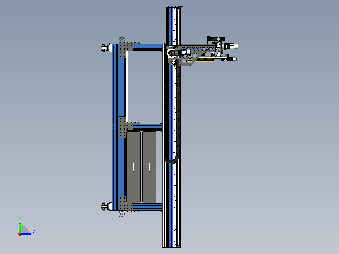 大格式测试仪左视图
