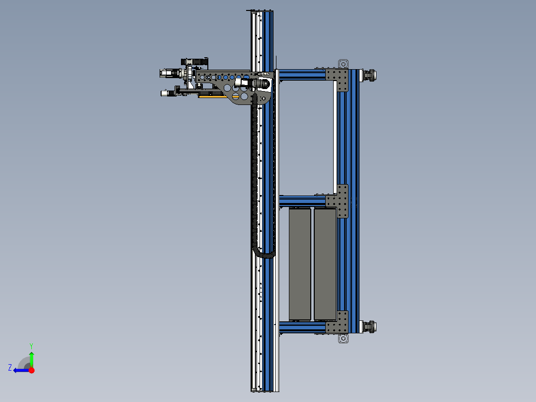 大格式测试仪右视图