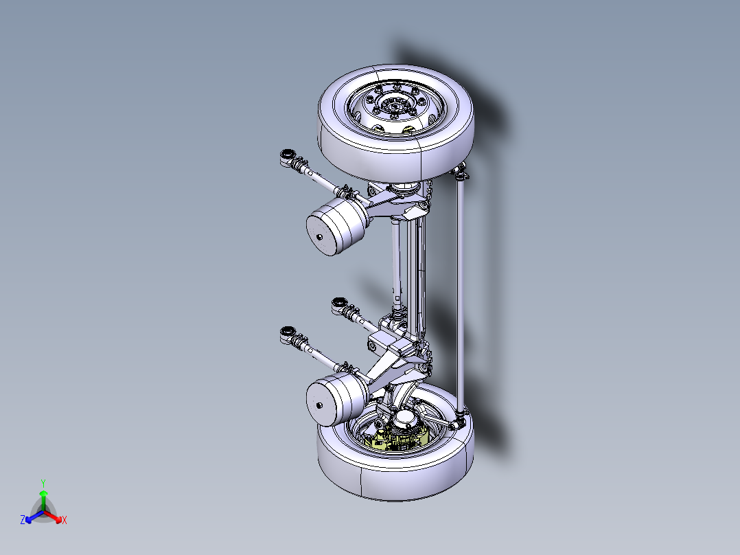 前桥三维模型catia
