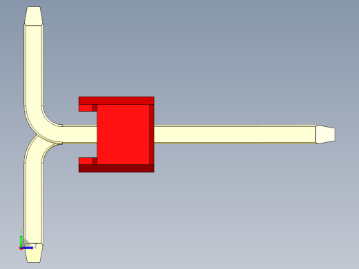 彩色公排针 100mil 2.54mm 系列-DS1022_red_39p_100mil_Type_SMT_R1_rev1.0左视缩略图