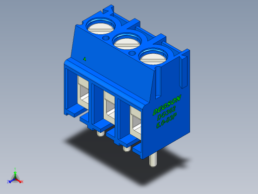DEGSON DG302 系列 5.0 接线端子-DG302-5.0-03P-12-00AH
