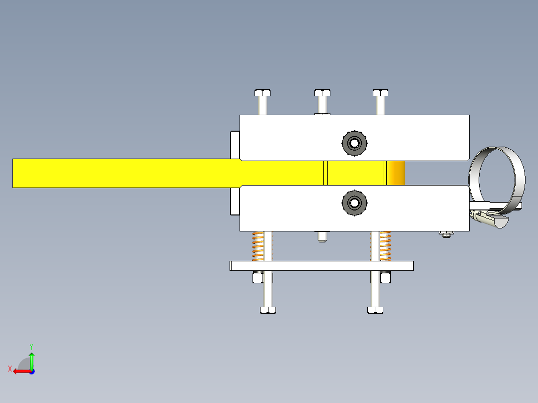 用于将边缘粘合到刨花板末端的装置后视图