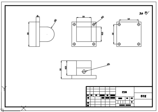 振筛式花生收割机（CAD）缩略图