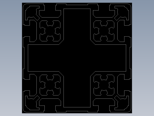 型材-BR 100X100L 3842993171.DXF