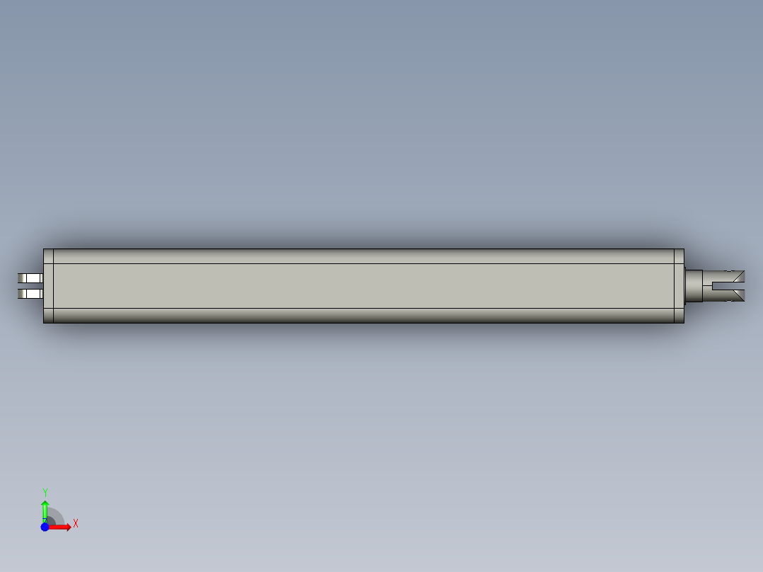 上银线性制动器LAS4_STEP前视图