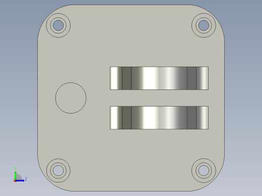 上银线性制动器LAS4_STEP左视缩略图