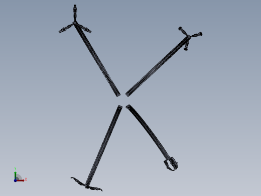 04-Otto Octavius手臂机械爪模型3D图纸 Solidworks设计前视缩略图
