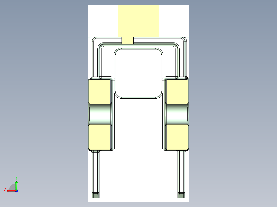 数控折弯机后视图