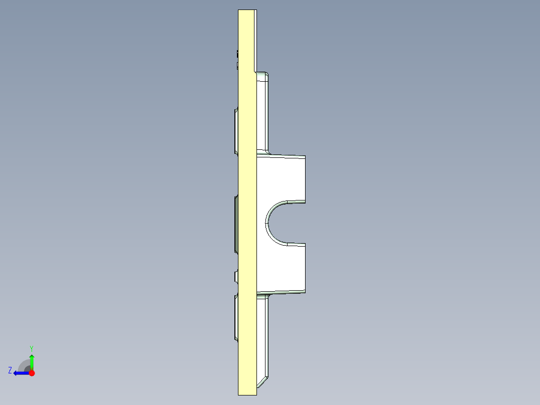 数控折弯机右视图