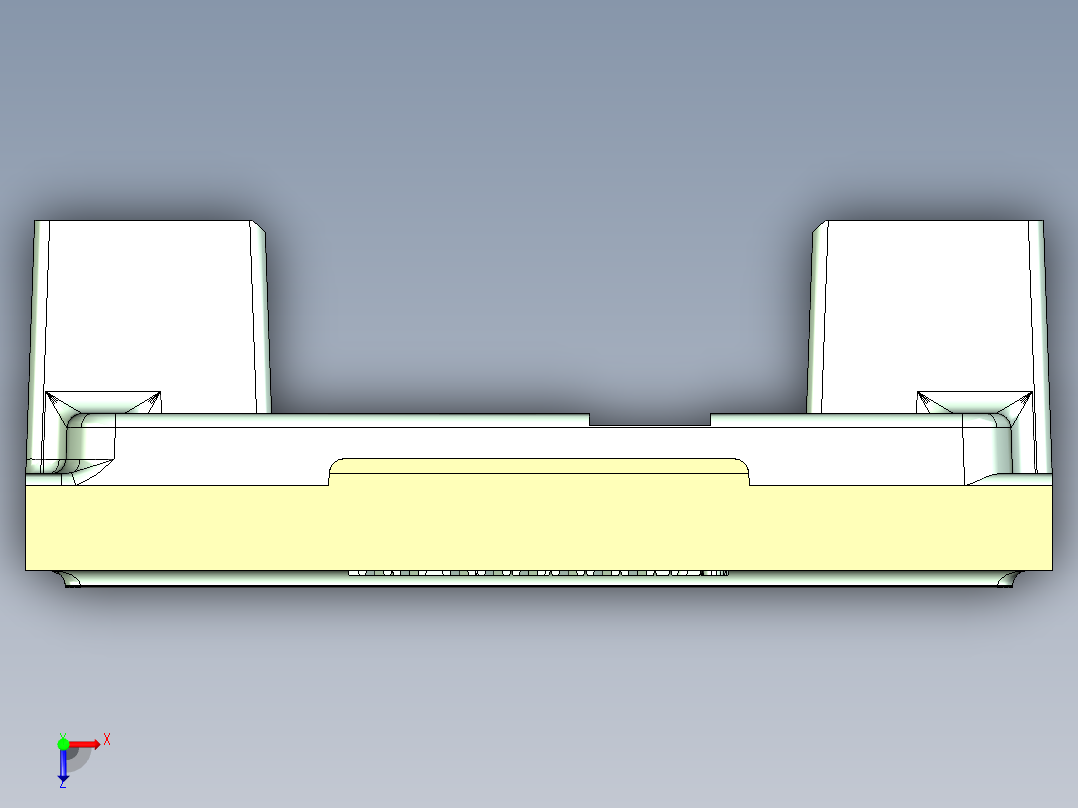 数控折弯机俯视图