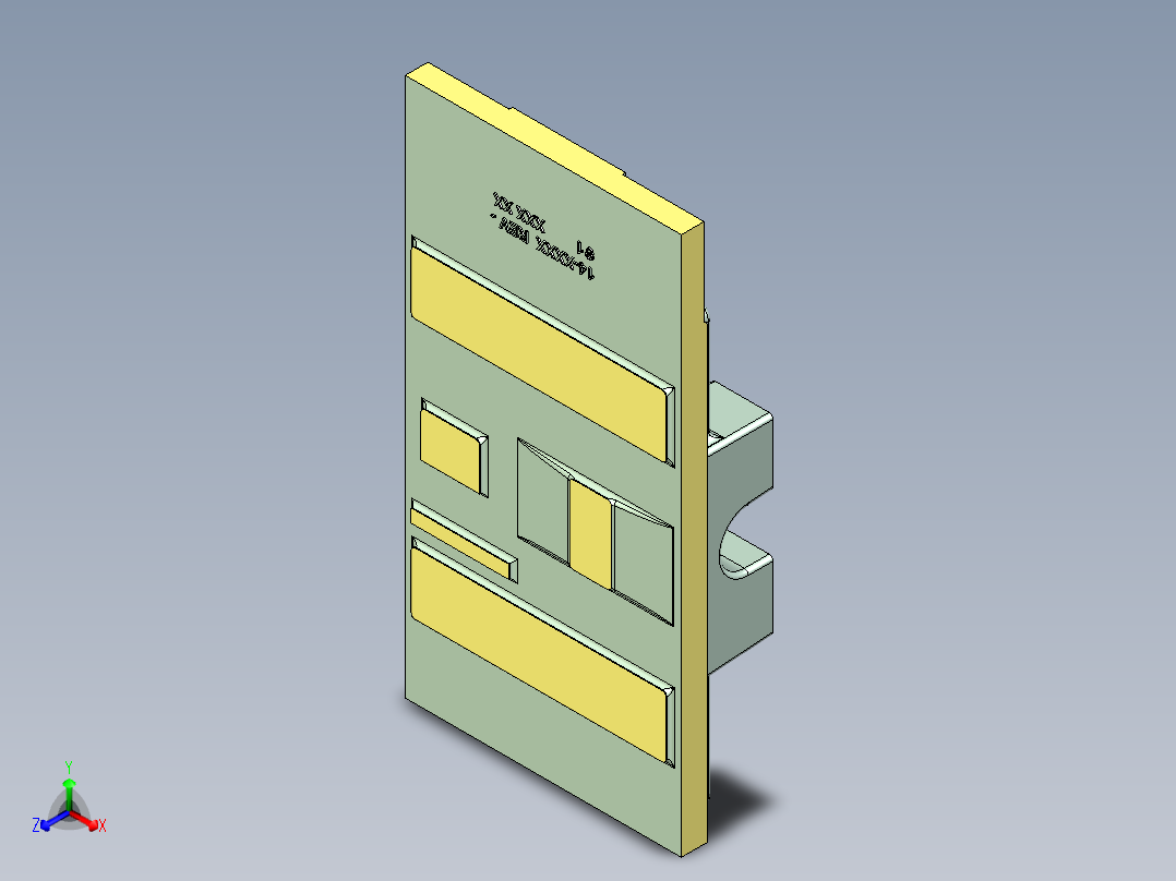 数控折弯机正等轴测图
