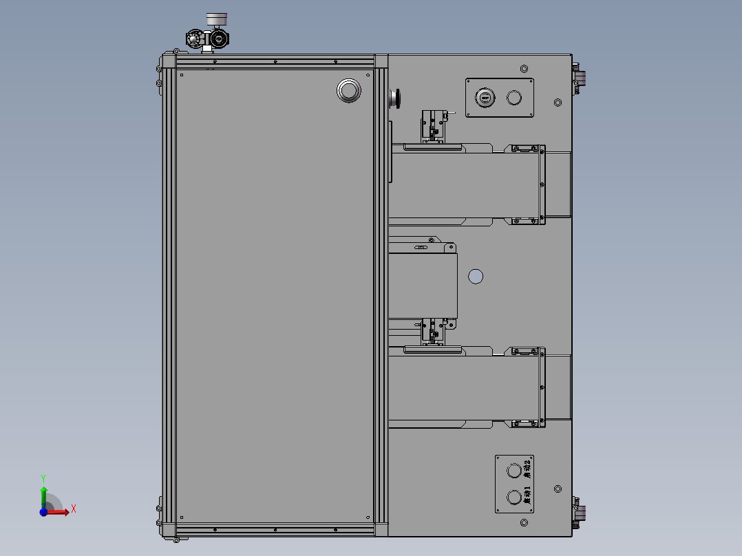 吸取式自动锁螺丝机 3前视图