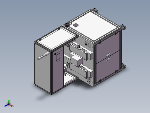 吸取式自动锁螺丝机 3正等轴测缩略图
