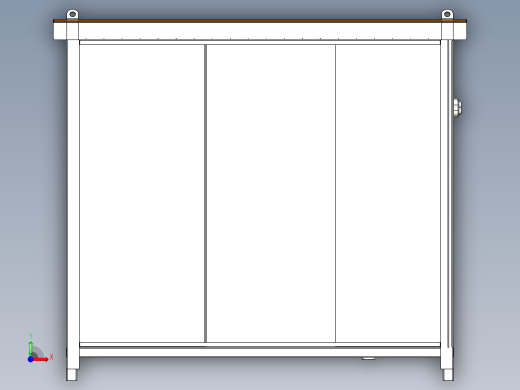 可移动洗手间厕所4位前视缩略图