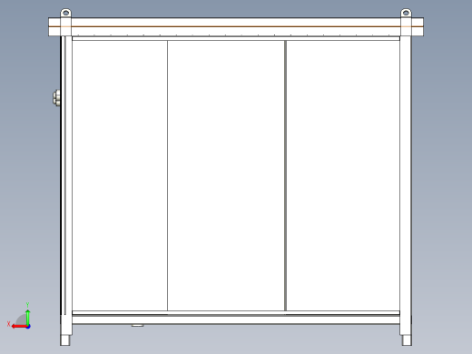 可移动洗手间厕所4位后视缩略图