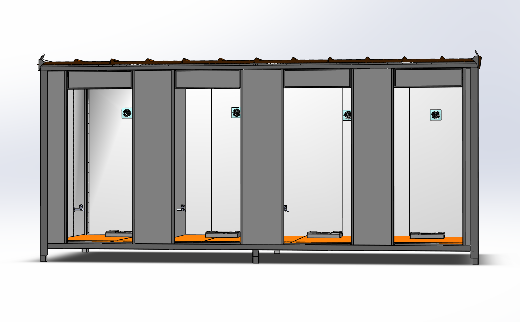 可移动洗手间厕所4位