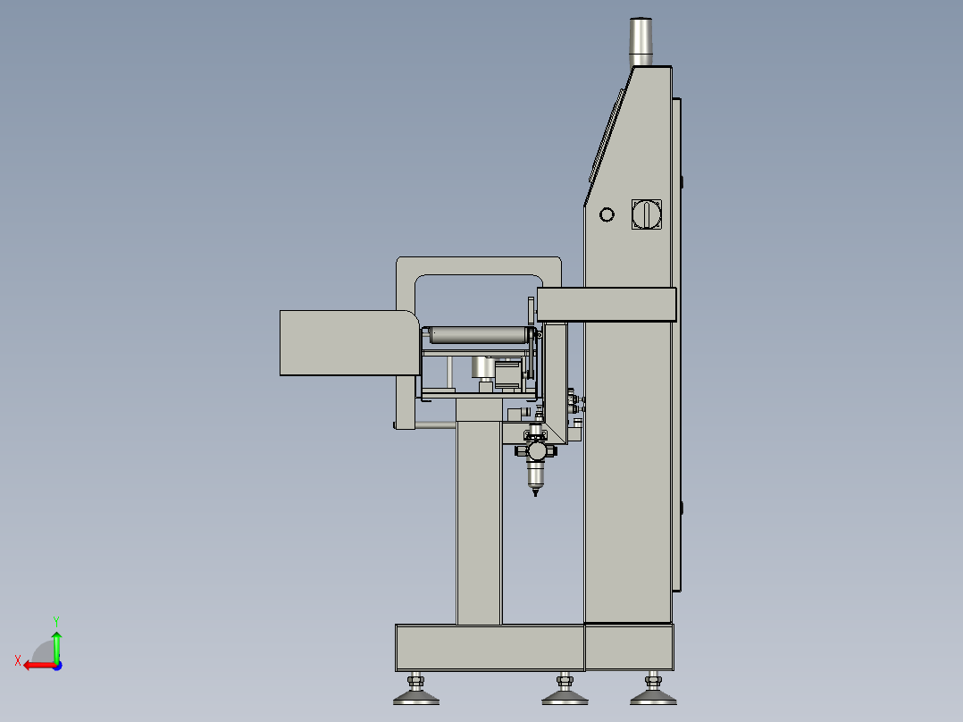 自动称重机构（皮带秤）后视图