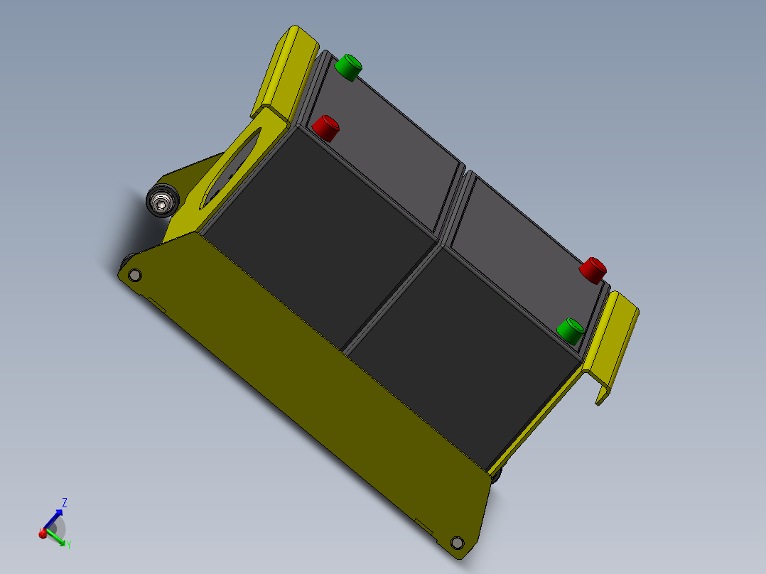 潜伏智能AGV小车3D模型