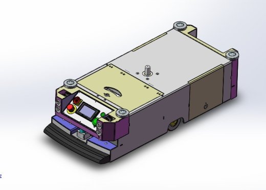 潜伏智能AGV小车3D模型缩略图