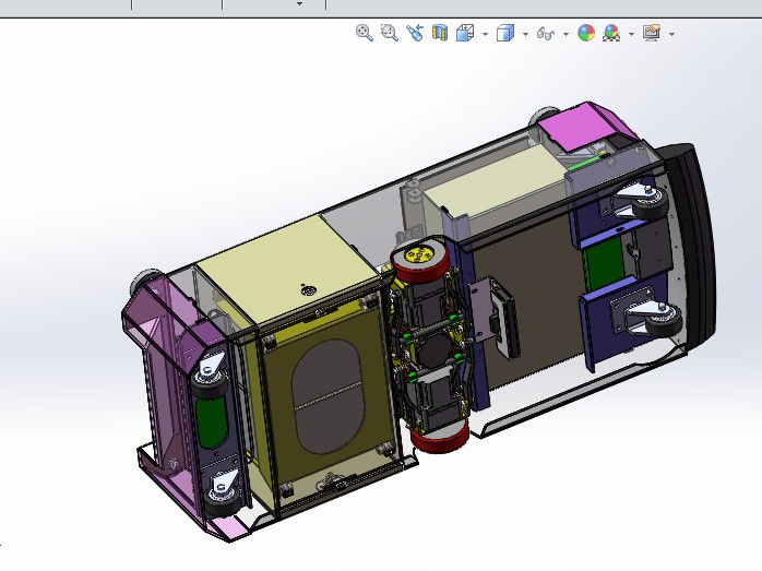 潜伏智能AGV小车3D模型