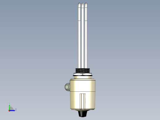 1 1-2英寸BSPP螺旋塞加热器，带控制恒温器左视缩略图