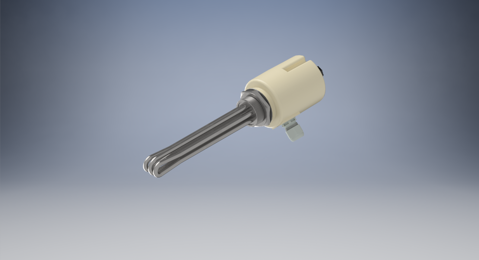 1 1-2英寸BSPP螺旋塞加热器，带控制恒温器