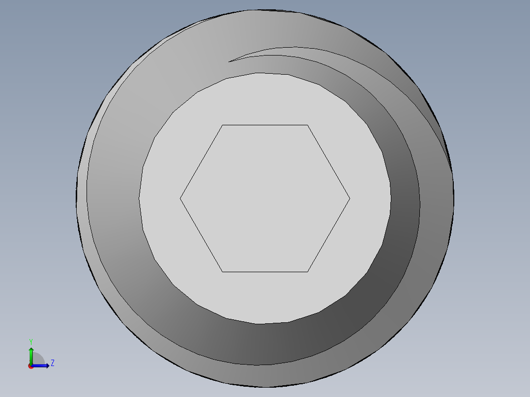 DIN 913-ISO 4026 固定螺钉-M1.8 L=2.5.SLDPRT左视图