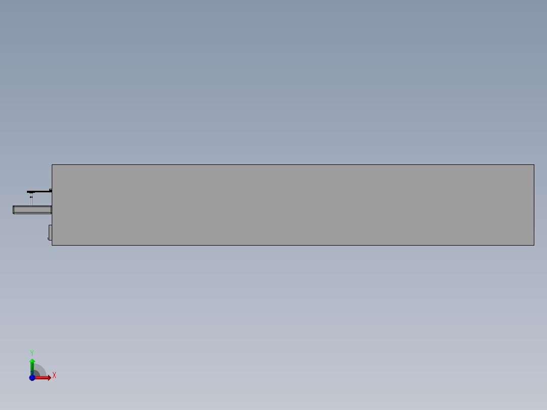 冲床搬运 非标自动化设备3D图纸3D模型前视图