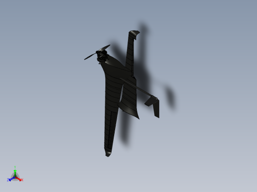 混合翼身遥控飞机