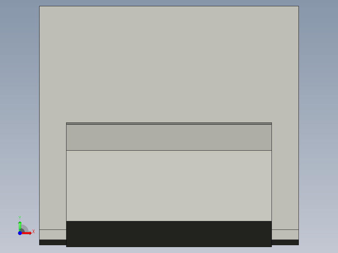 基恩士LS-S11_kc图纸模型前视图