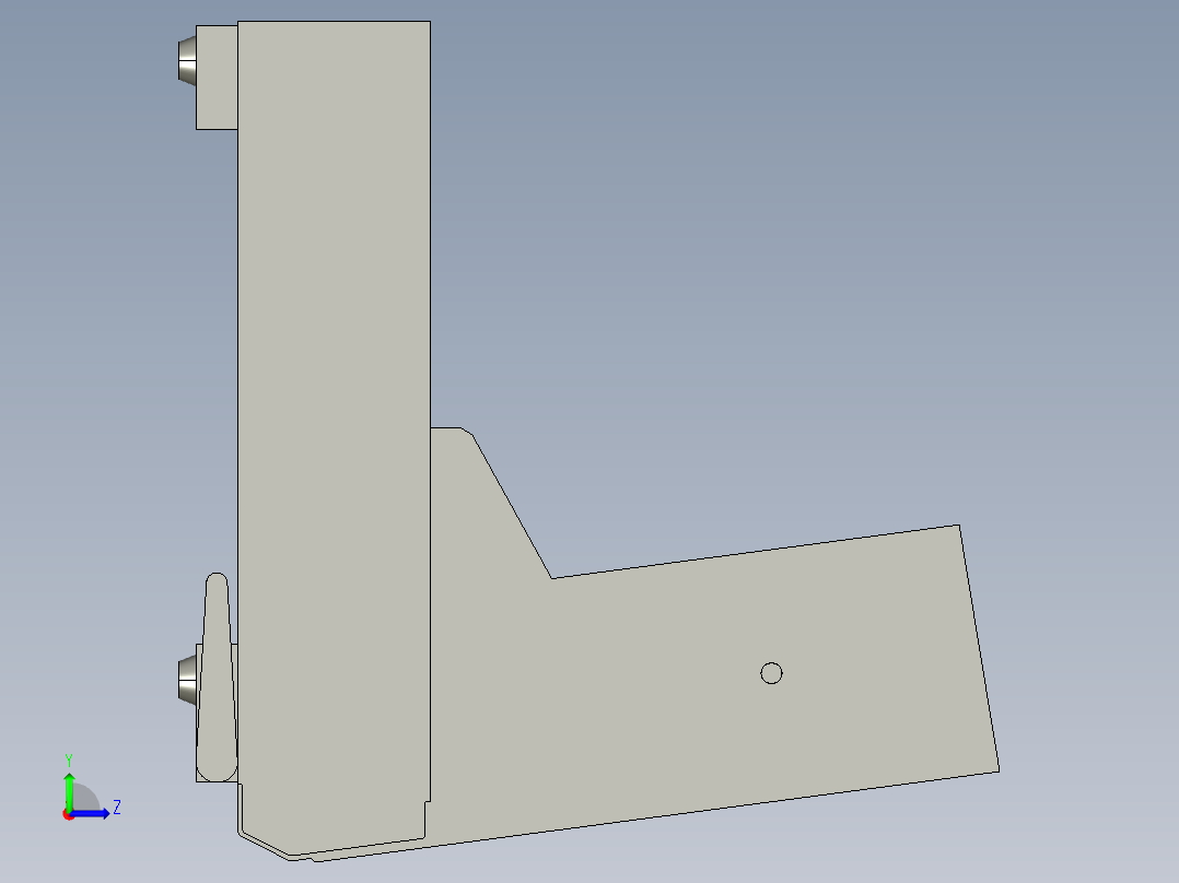 基恩士LS-S11_kc图纸模型左视图