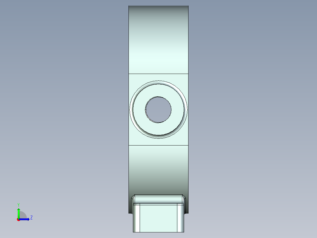 齿轮泵模型及装配模拟动画左视图