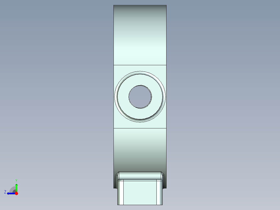 齿轮泵模型及装配模拟动画右视图